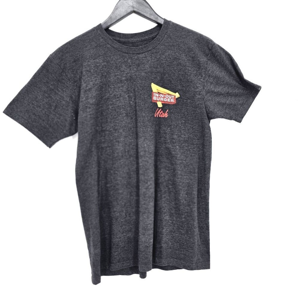 In-n Out Burger UTAH Heathered Grey Shirt Men's Size Medium